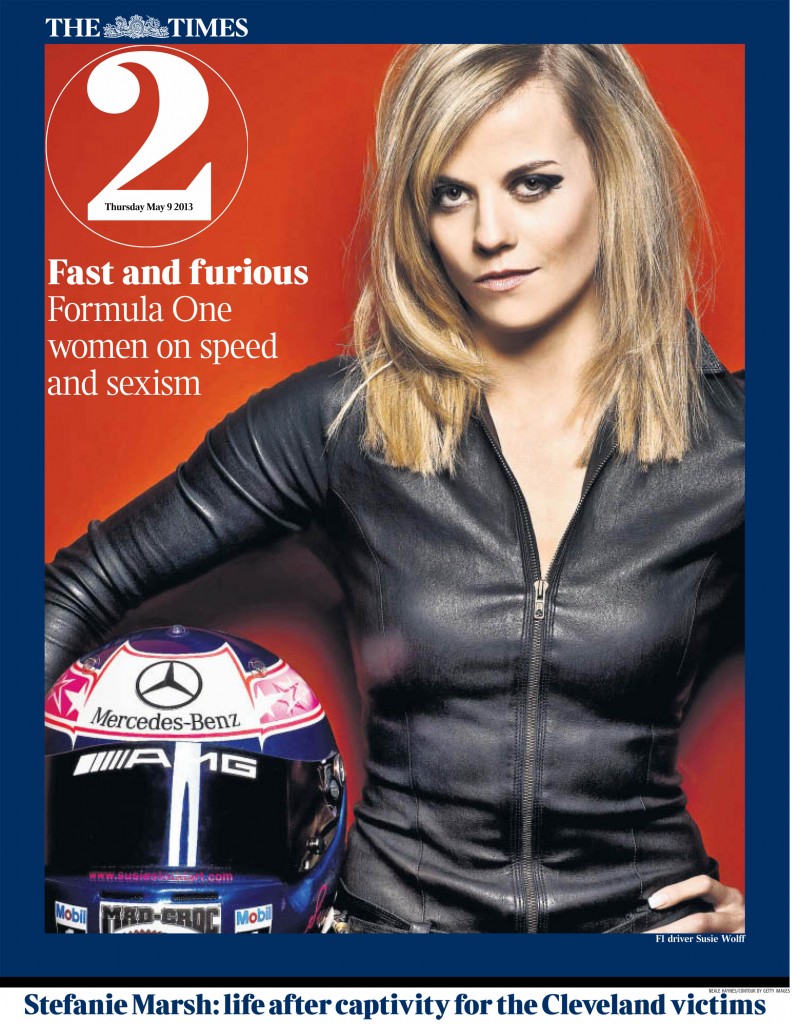 London Based British Photographer Neale Haynes F S Susie Wolff Shoot For The Cover Of The Times